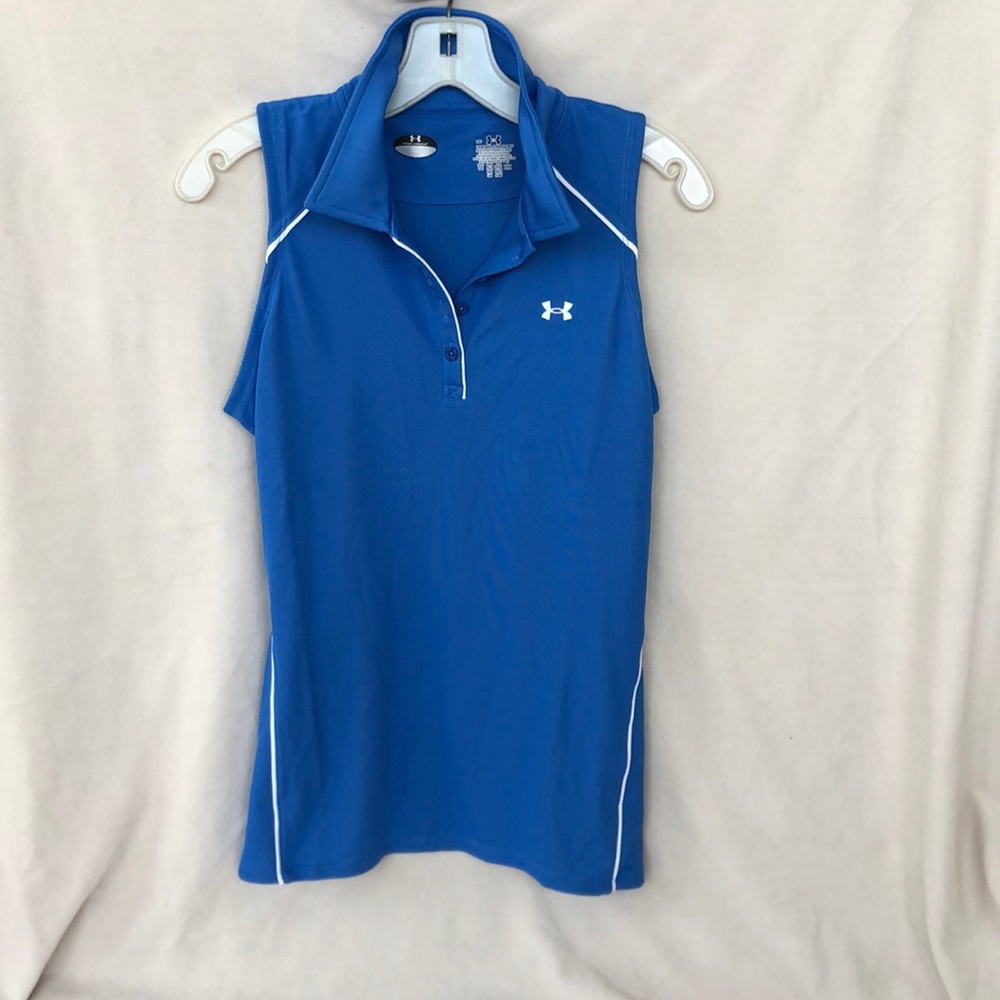 NWOT Under Armour Women’s sleeveless golf shirt size M